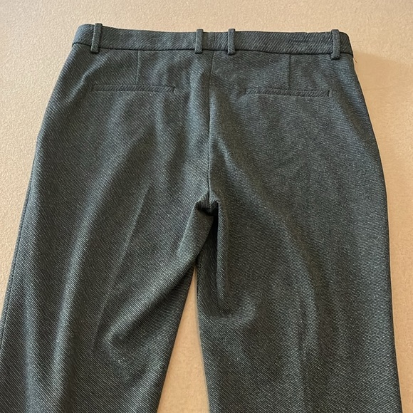 THEORY PINTUCK PANT KNIT TWILL 2 - Dark Grey Charcoal - Size 8 - Picture 4 of 13